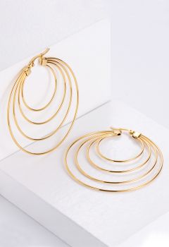 Multi-Layer Round Earrings