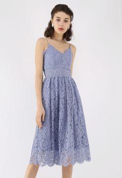 Spirit of Romance Lace Cami Dress in Lavender