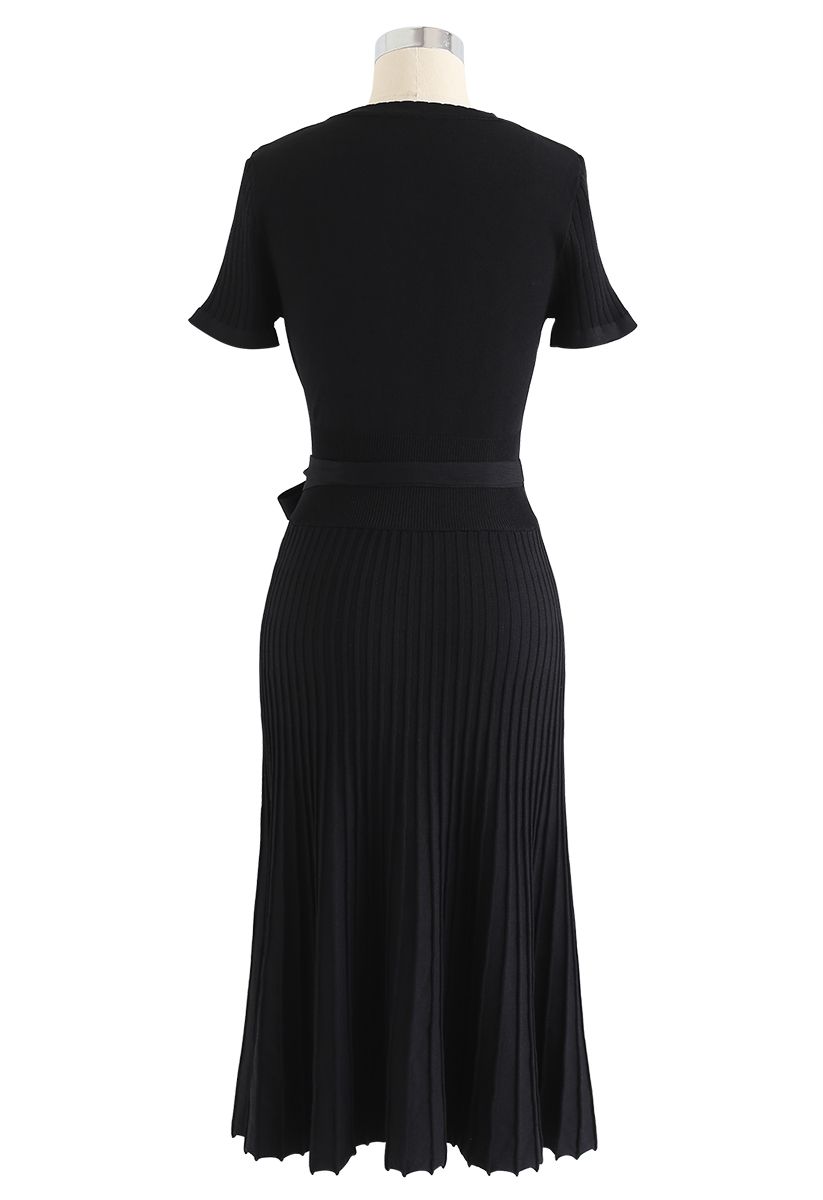Effortless Charming Knit Dress in Black - Retro, Indie and Unique Fashion