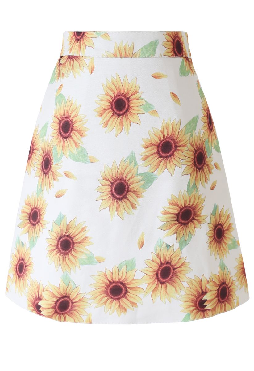 Dancing Sunflower Mini Bud Skirt