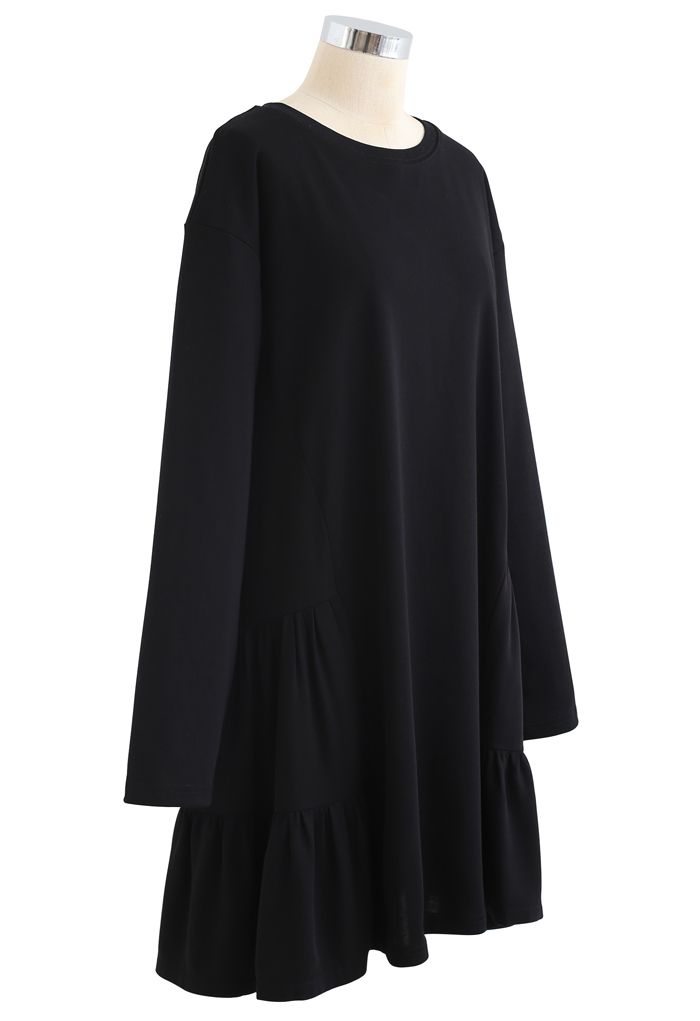 Frilling Dolly Mini Dress in Black - Retro, Indie and Unique Fashion