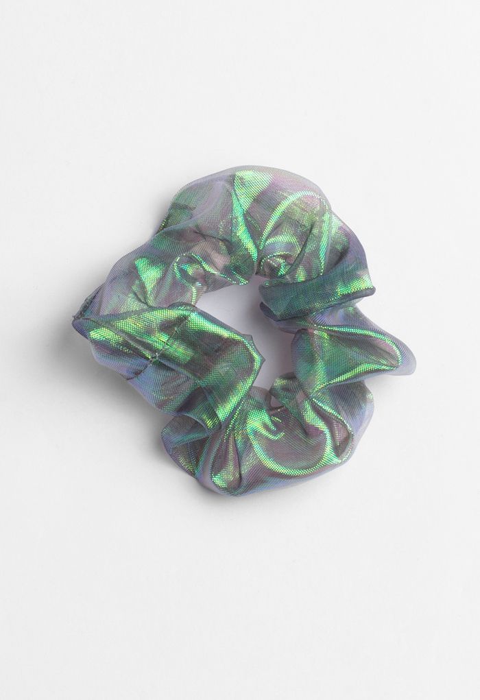 6-Pack Holographic Organza Scrunchies