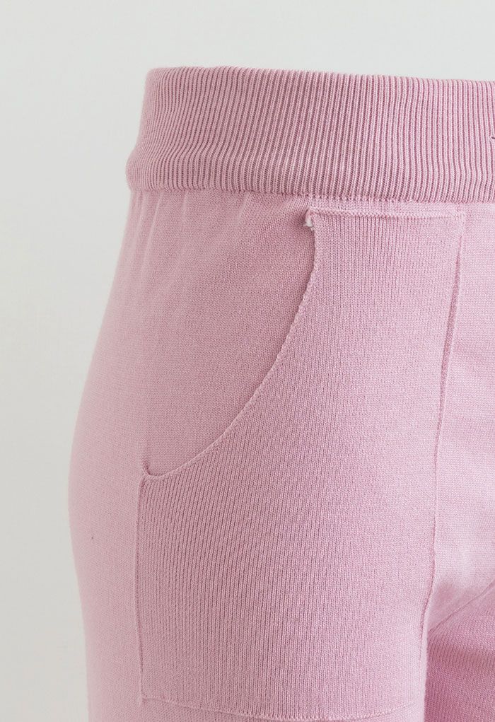 Pinky Heart Pearly Knit Sweater and Joggers Set - Retro, Indie and ...