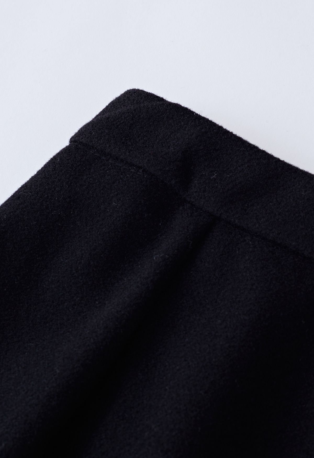 High Waist Fringe Hem Pencil Skirt in Black - Retro, Indie and Unique ...