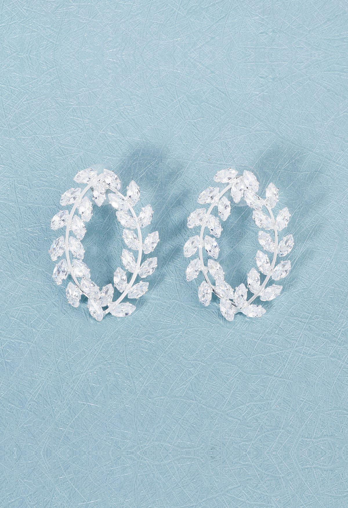 Olive Branch Diamond Earrings