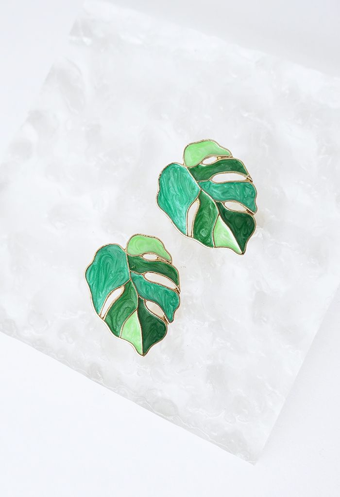 Greenery Leaf Earrings