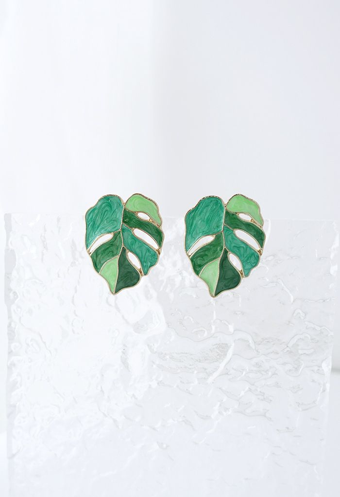 Greenery Leaf Earrings