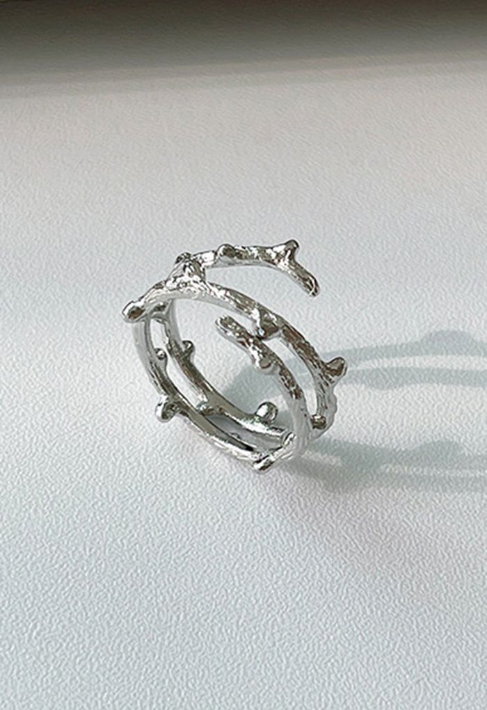 Branch Shape Simple Ring