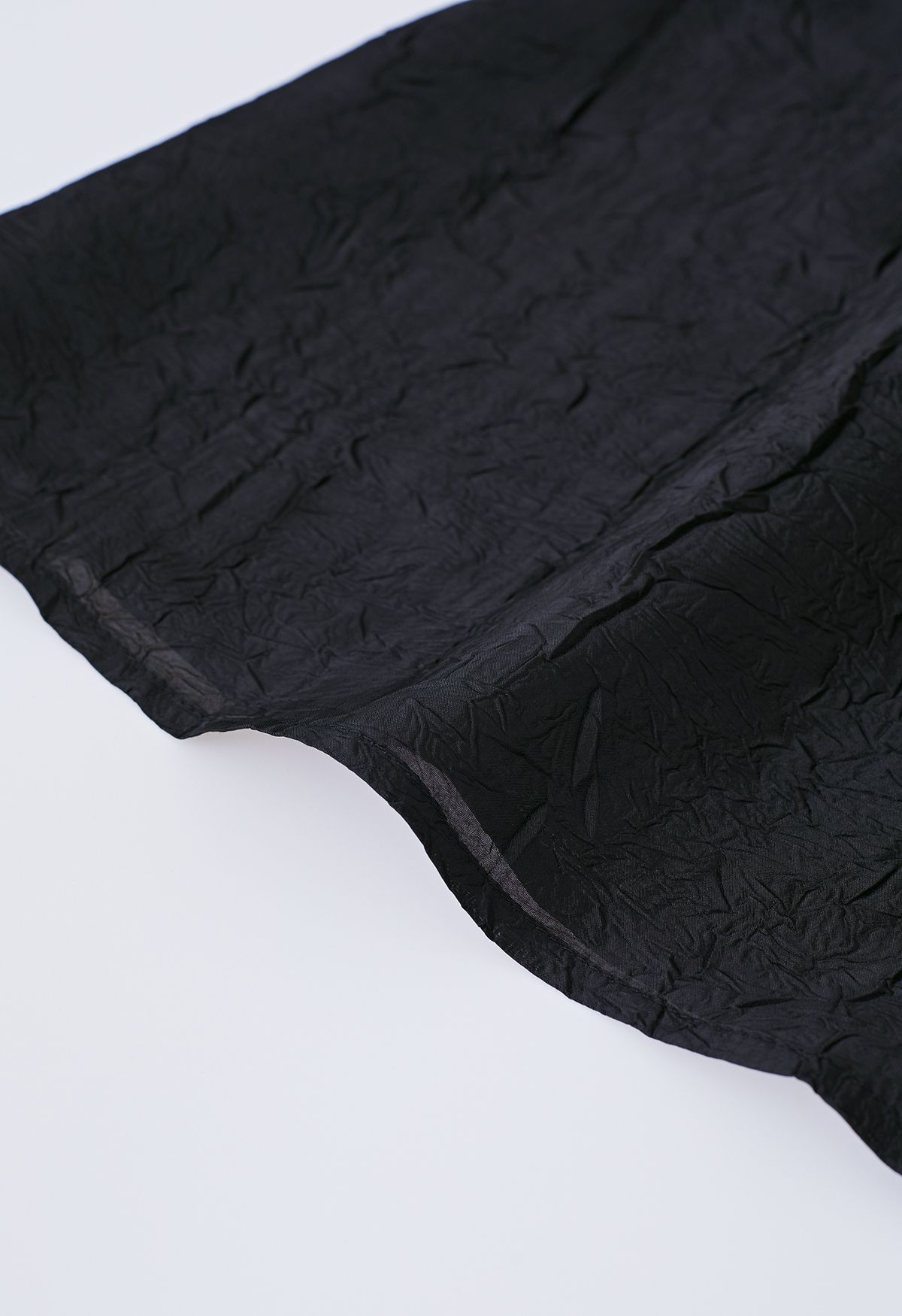Knit Splicing Texture Sleeveless Dress in Black