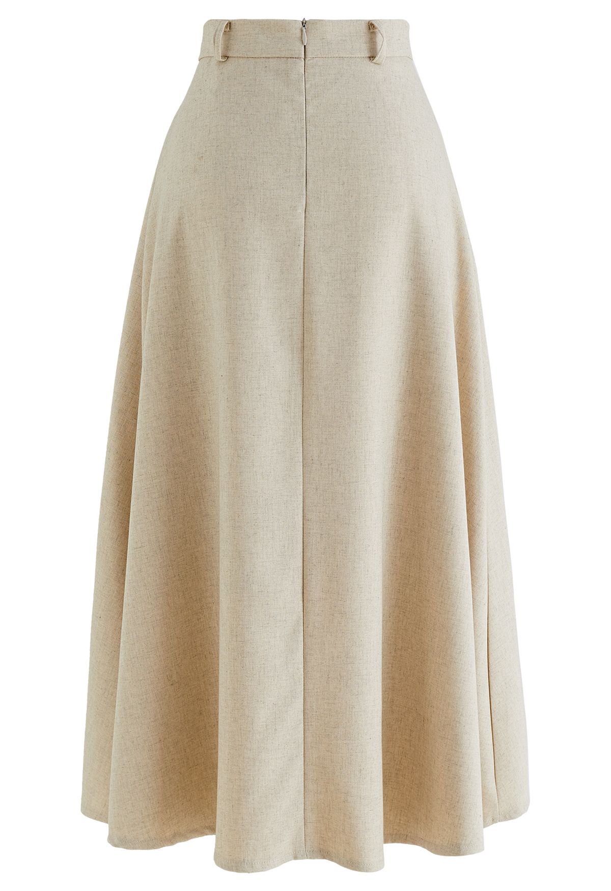 Elementary A-Line Maxi Skirt in Sand