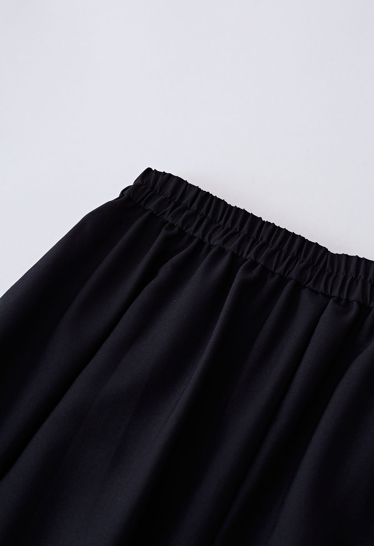 Seam Detailing Pleated A-Line Skirt in Black - Retro, Indie and Unique ...