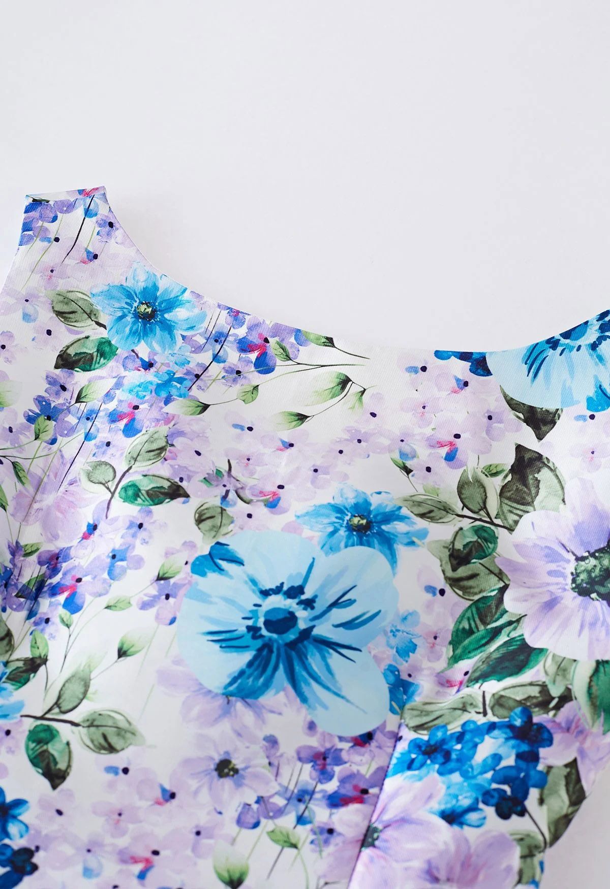 Flowery Scenery Sleeveless Midi Dress - Retro, Indie and Unique Fashion