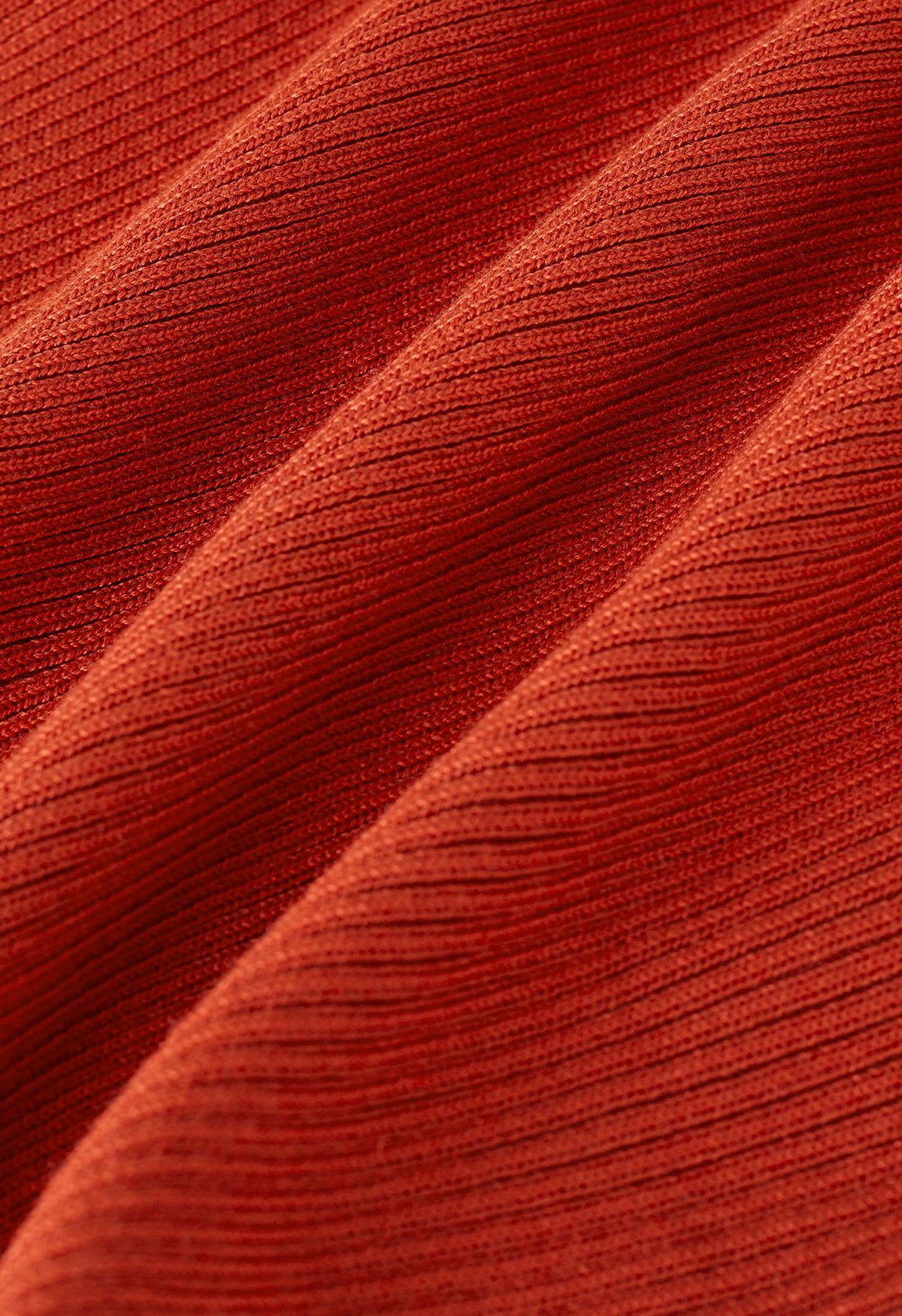 Tie Waist Knit Tank Top in Orange - Retro, Indie and Unique Fashion