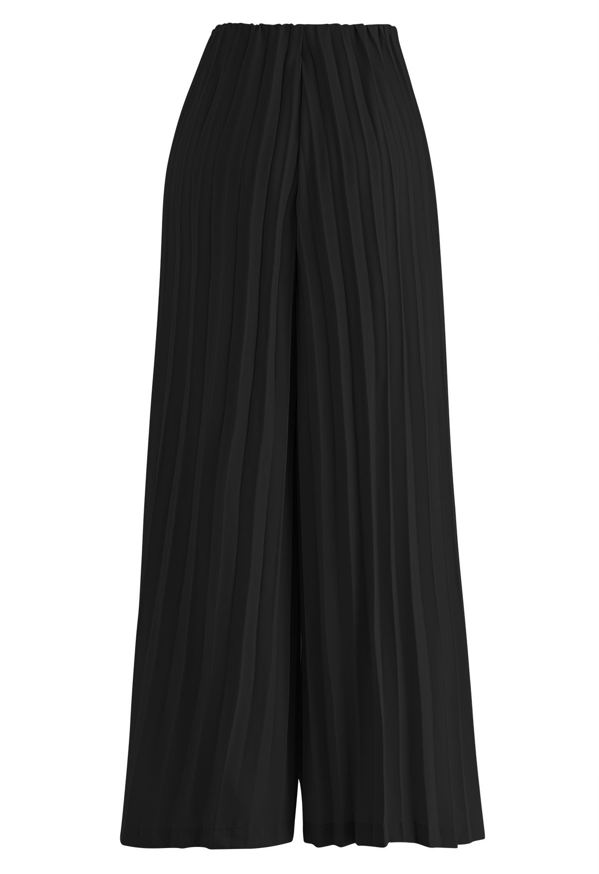 Full Pleated Wide-Leg Pants in Black - Retro, Indie and Unique Fashion