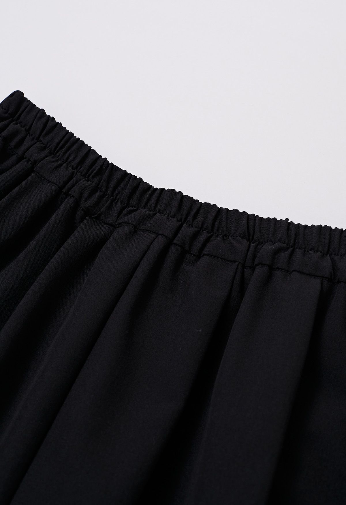 Button Decorated Pleated A-Line Skirt in Black - Retro, Indie and ...