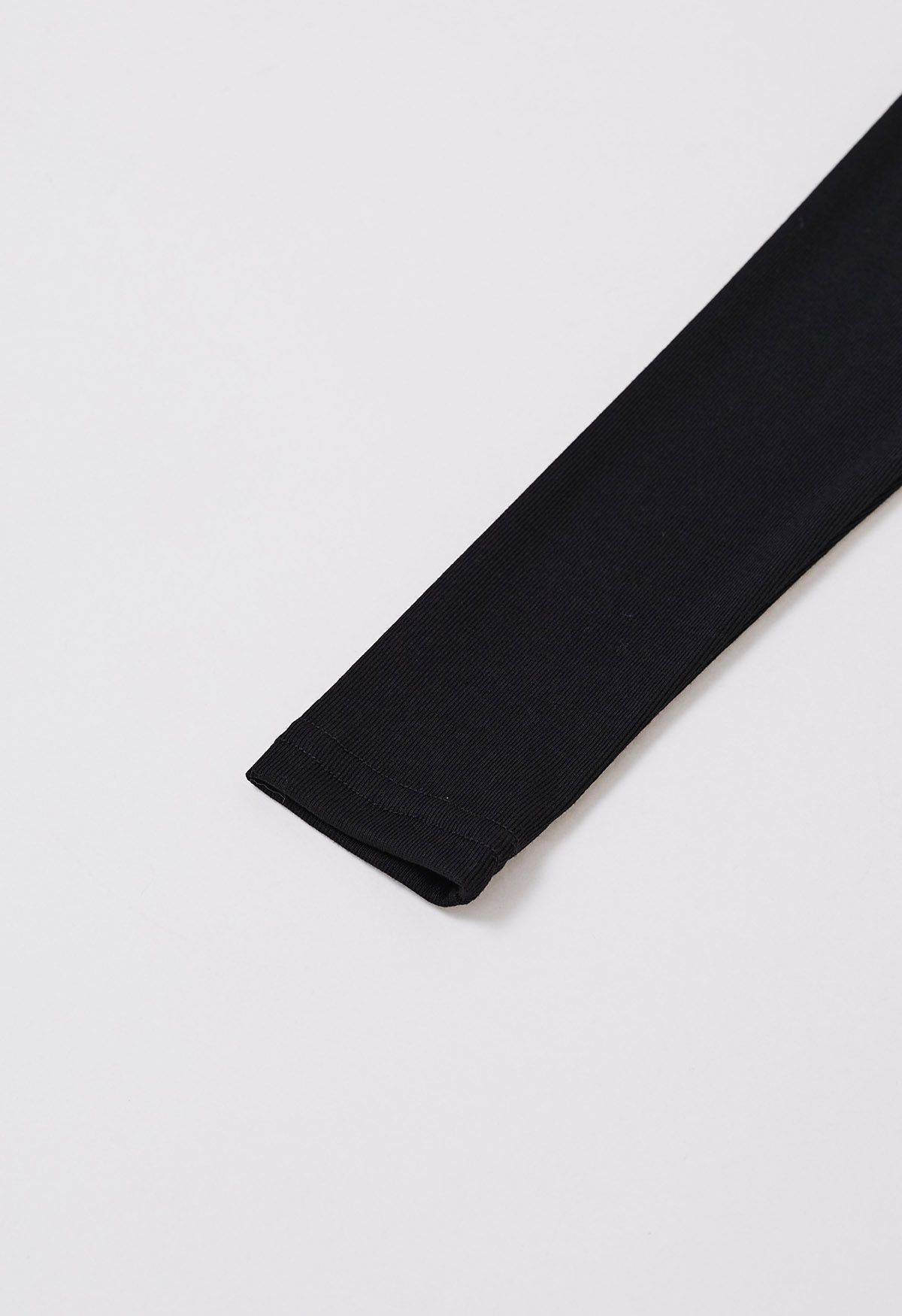 Solid Color Square Neck Soft Top in Black