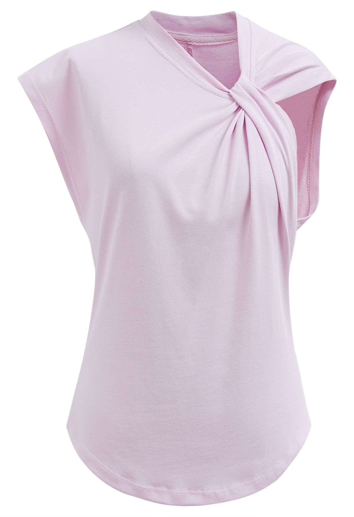 Sweetie Knot Sleeveless Top in Pink