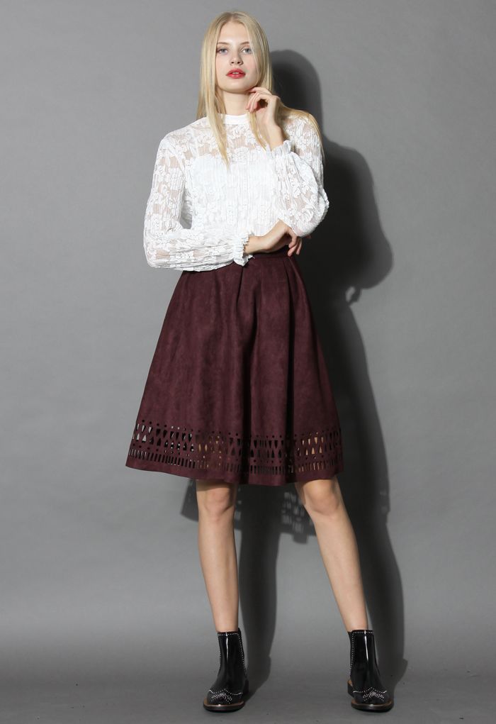Rose Obsession Lace Top in White