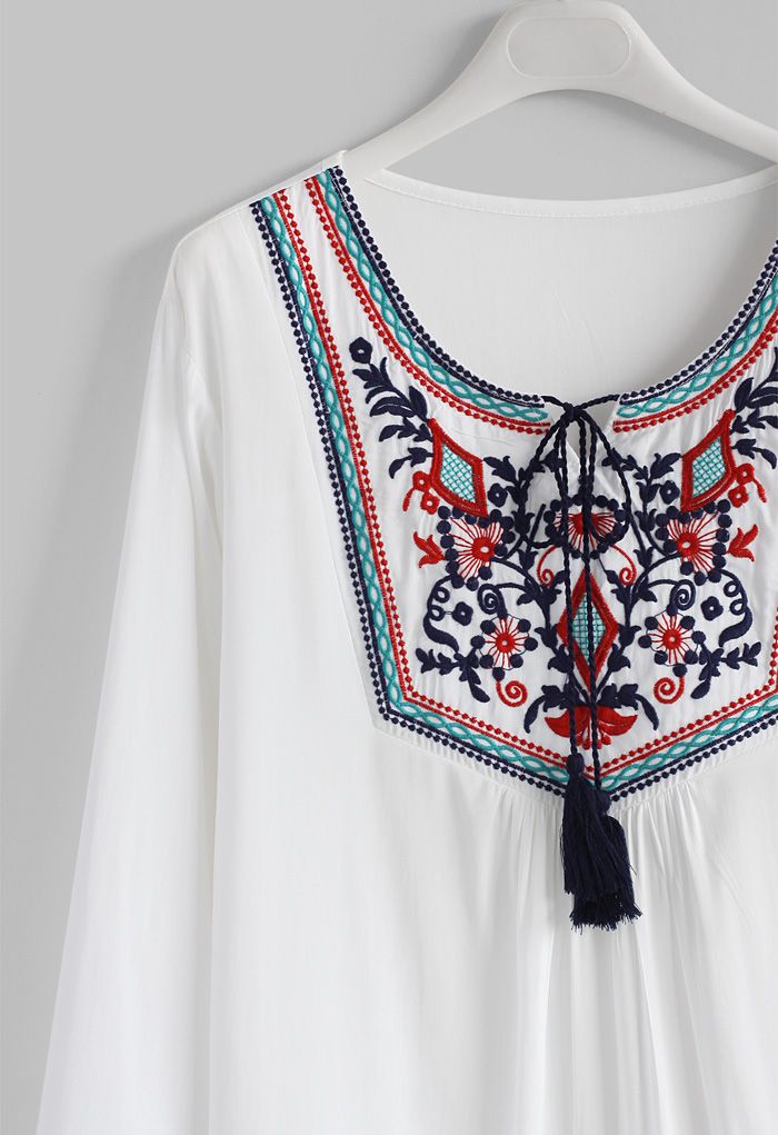 Colorful Vibe Embroidered Tunic