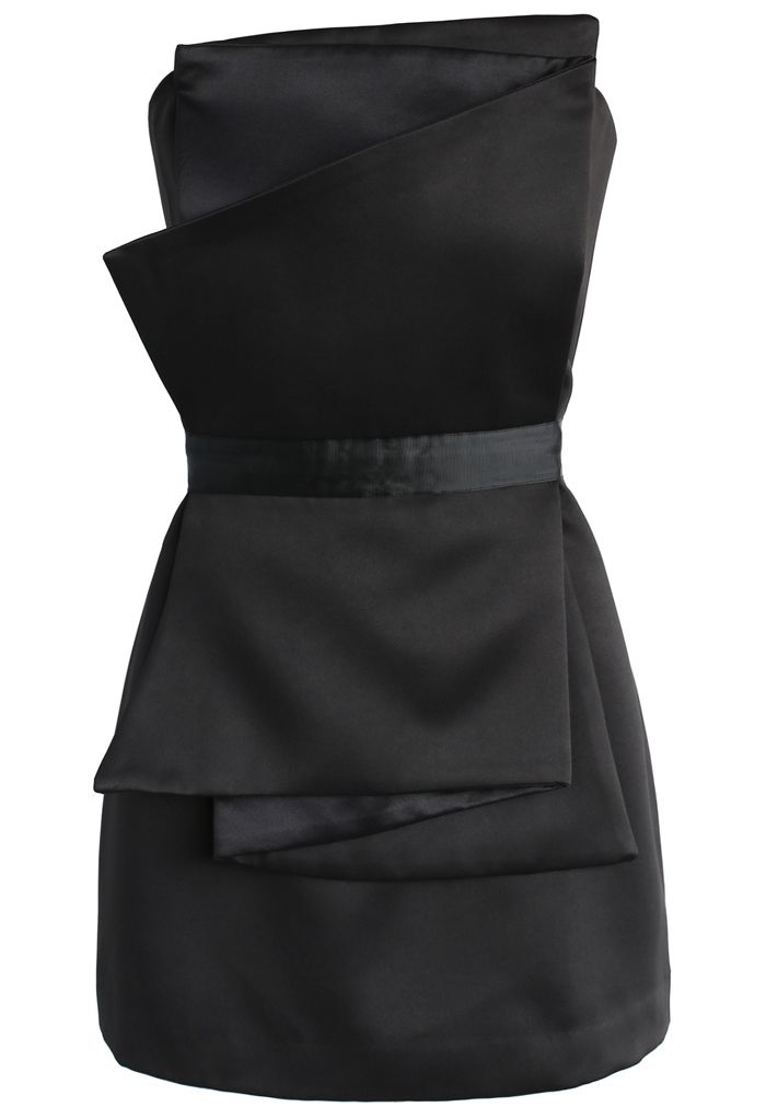 My Sassy Secret Strapless Dress in Black - Retro, Indie and Unique Fashion