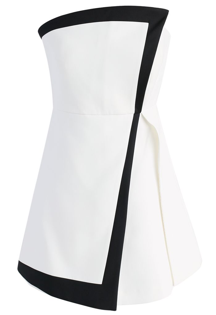 The Ode to Trendy Flap Dress in White