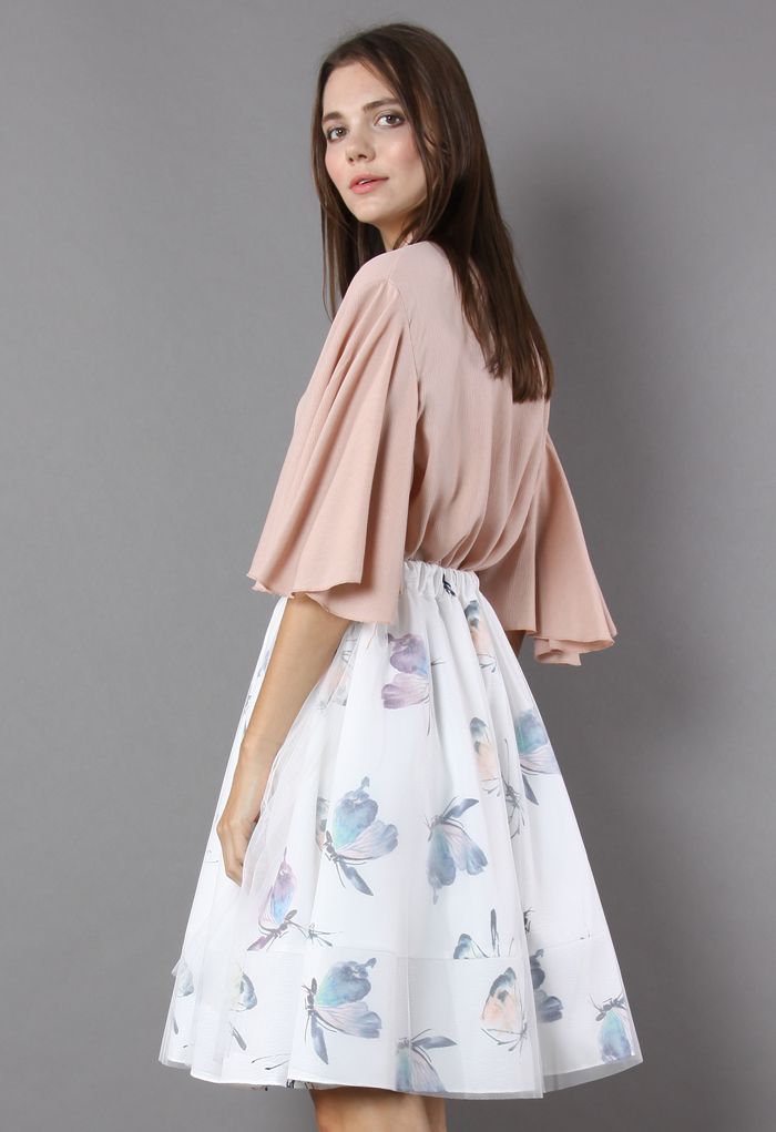 Easy Going Pink Top with Kimono Sleeves