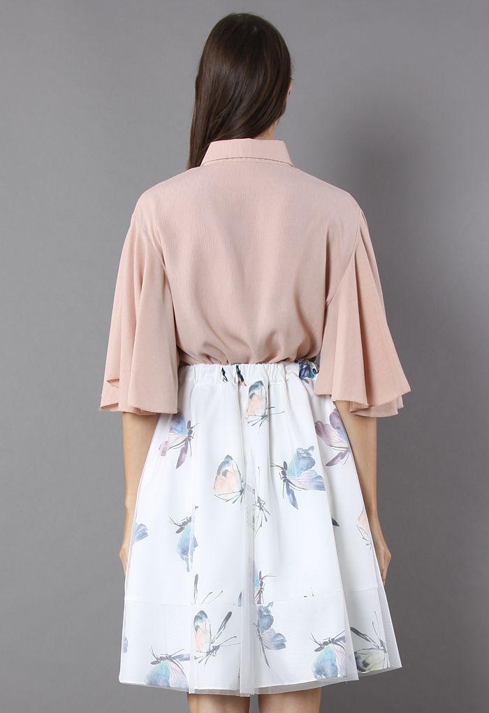 Easy Going Pink Top with Kimono Sleeves