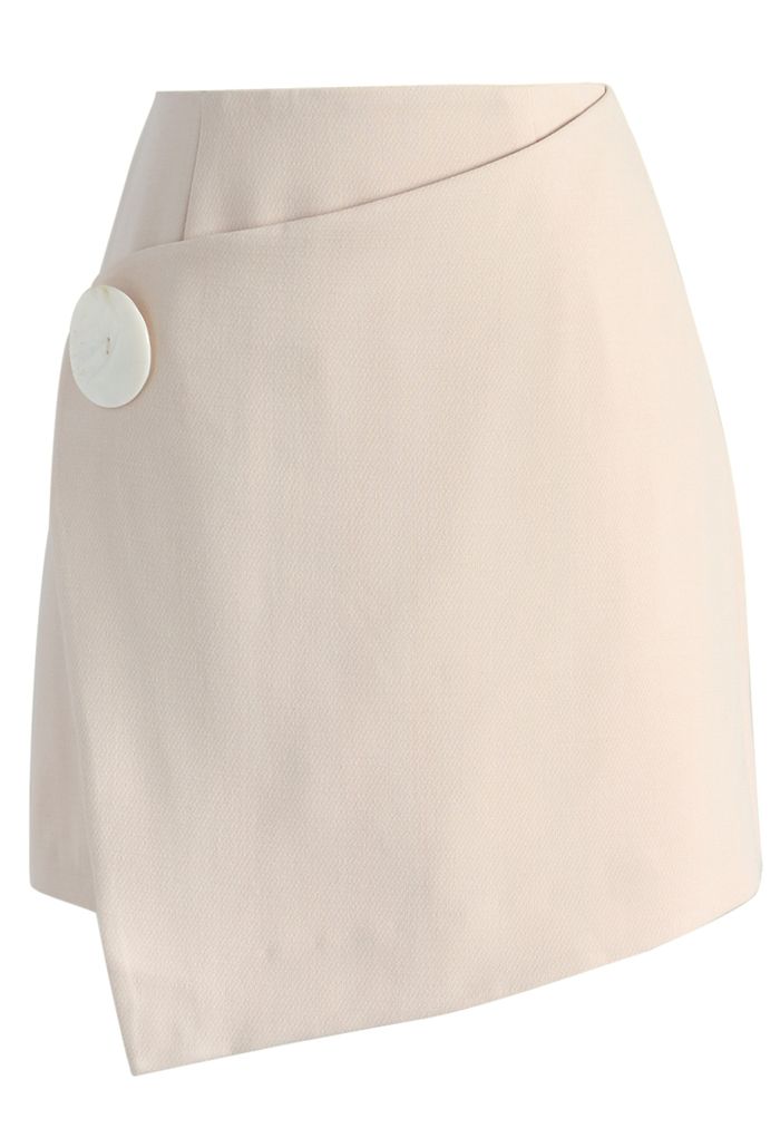 A Chic Finish Flap Skirt in Pink - Retro, Indie and Unique Fashion