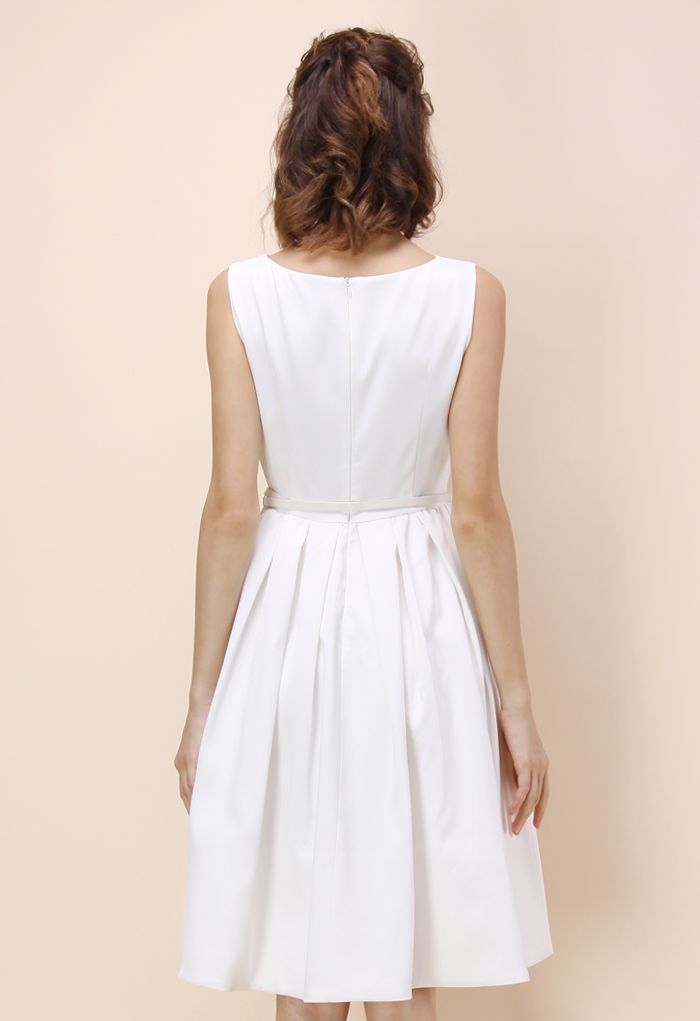 Modern Glamour Prom Dress in White