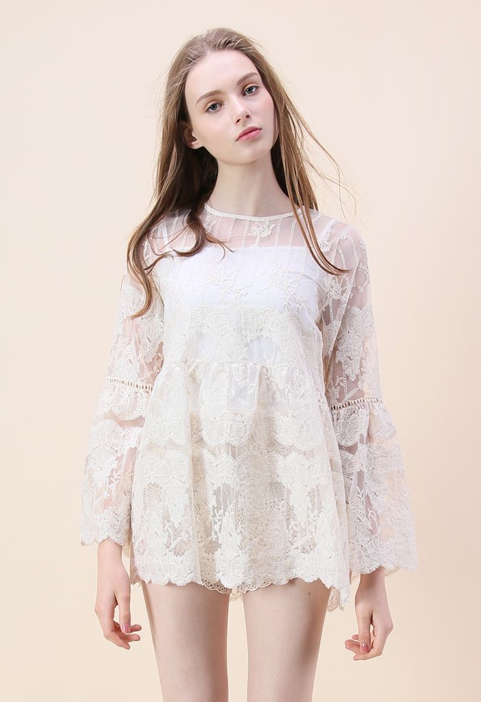 Commitment to Elegance Organza Dolly Top