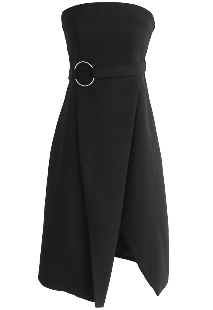 In Love with Classic Strapless Dress in Black - Retro, Indie and Unique ...