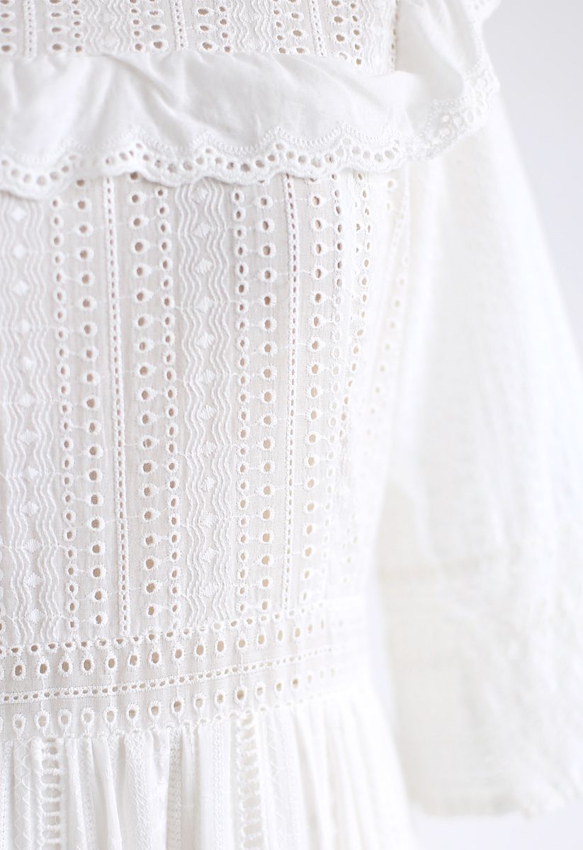 Into Your Dream Full Crochet Dress in White - Retro, Indie and Unique ...