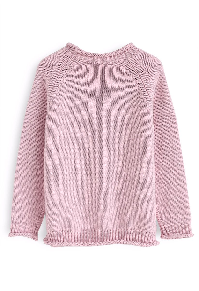 Add More Flowers Embroidered Sweater in Pink - Retro, Indie and Unique ...