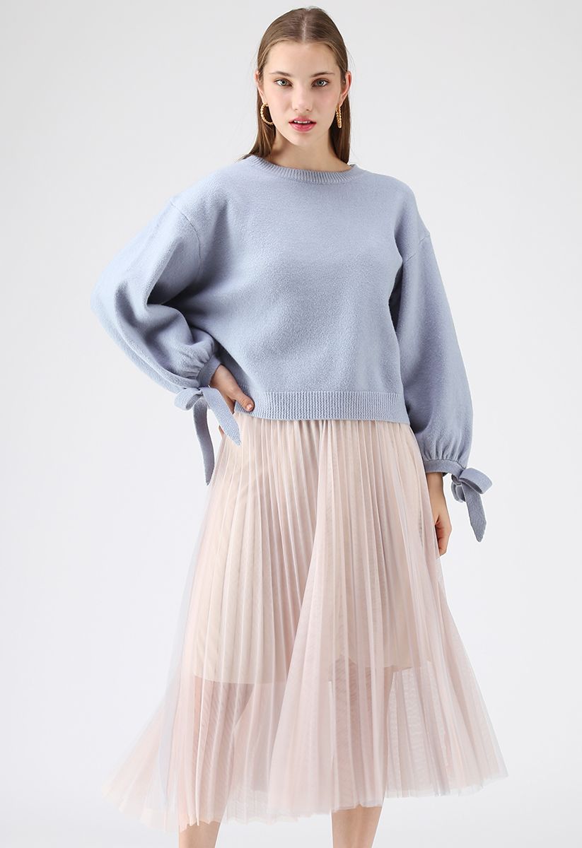 Tell You Why Pleated Mesh Skirt in Pink - Retro, Indie and Unique Fashion