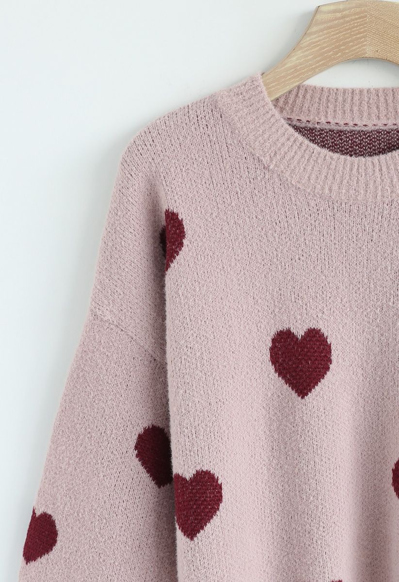 Hear Your Heart Beating Cropped Sweater