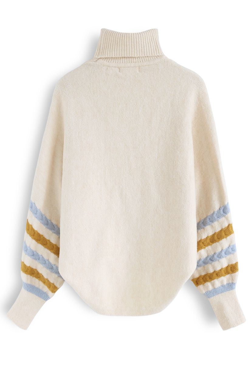 Seeking Your Attention Fluffy Sweater in Cream