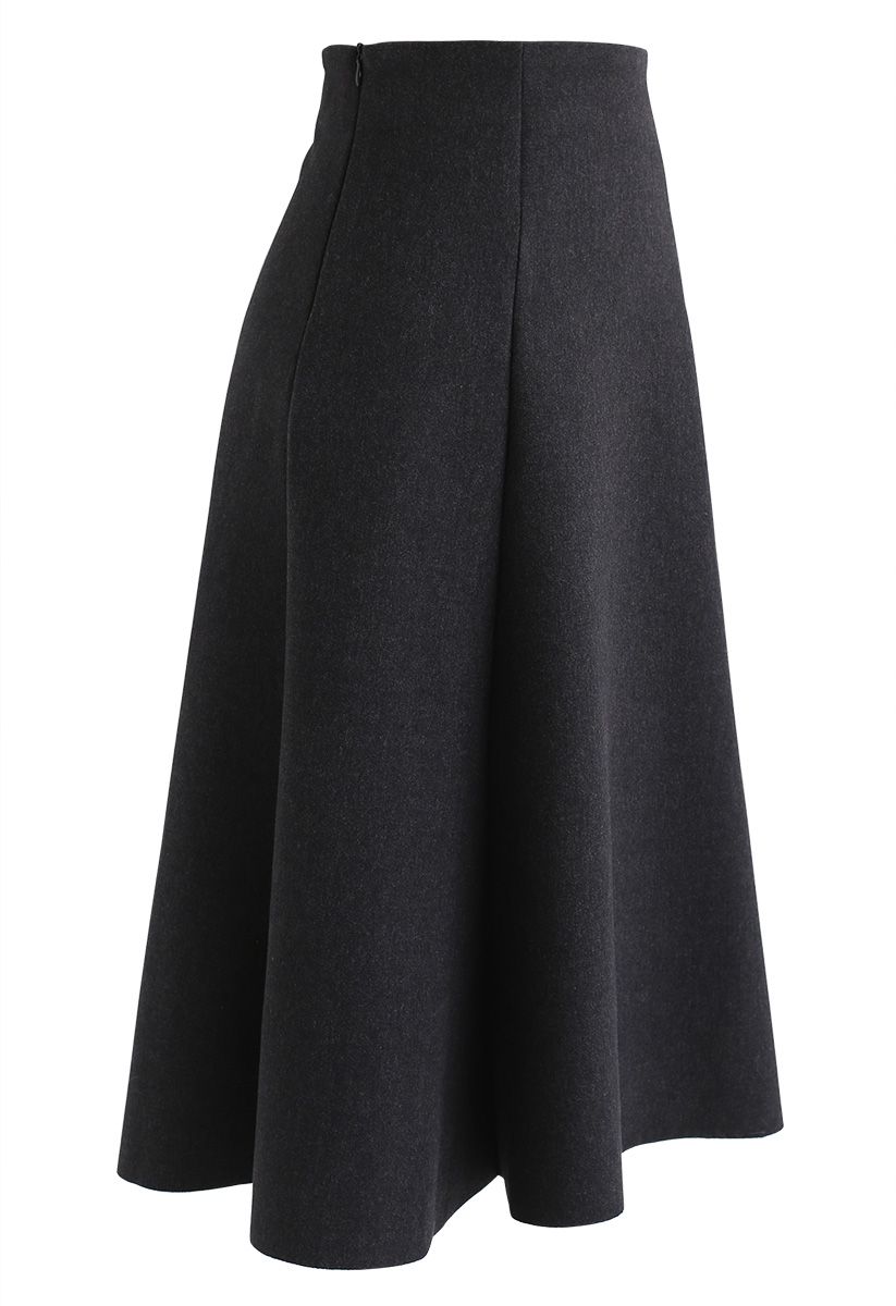 Everyday Breeze A-Line Skirt in Black - Retro, Indie and Unique Fashion