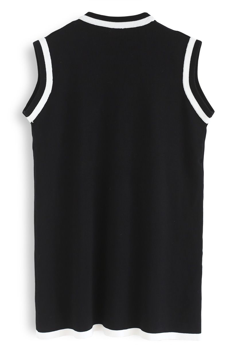Used to Know Sleeveless Knit Dress in Black