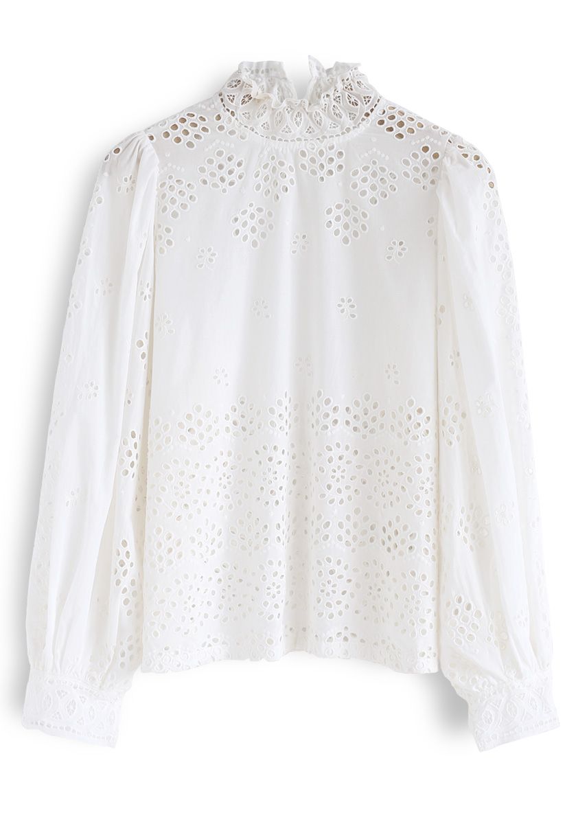 When You Believe Eyelet Top