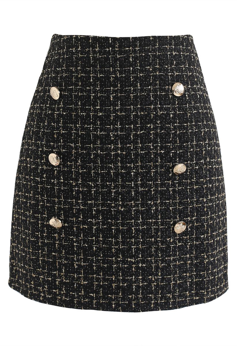 The Sweetest You Tweed Bud Skirt - Retro, Indie and Unique Fashion