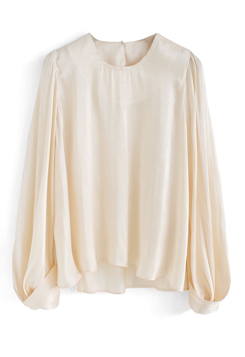 The Trend Never Lies Smock Top in Cream - Retro, Indie and Unique Fashion