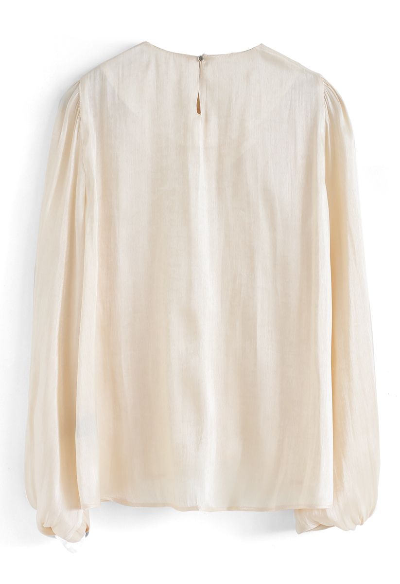 The Trend Never Lies Smock Top in Cream - Retro, Indie and Unique Fashion