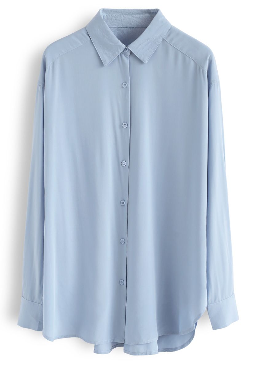 Ultra Softness Basic Shirt in Blue