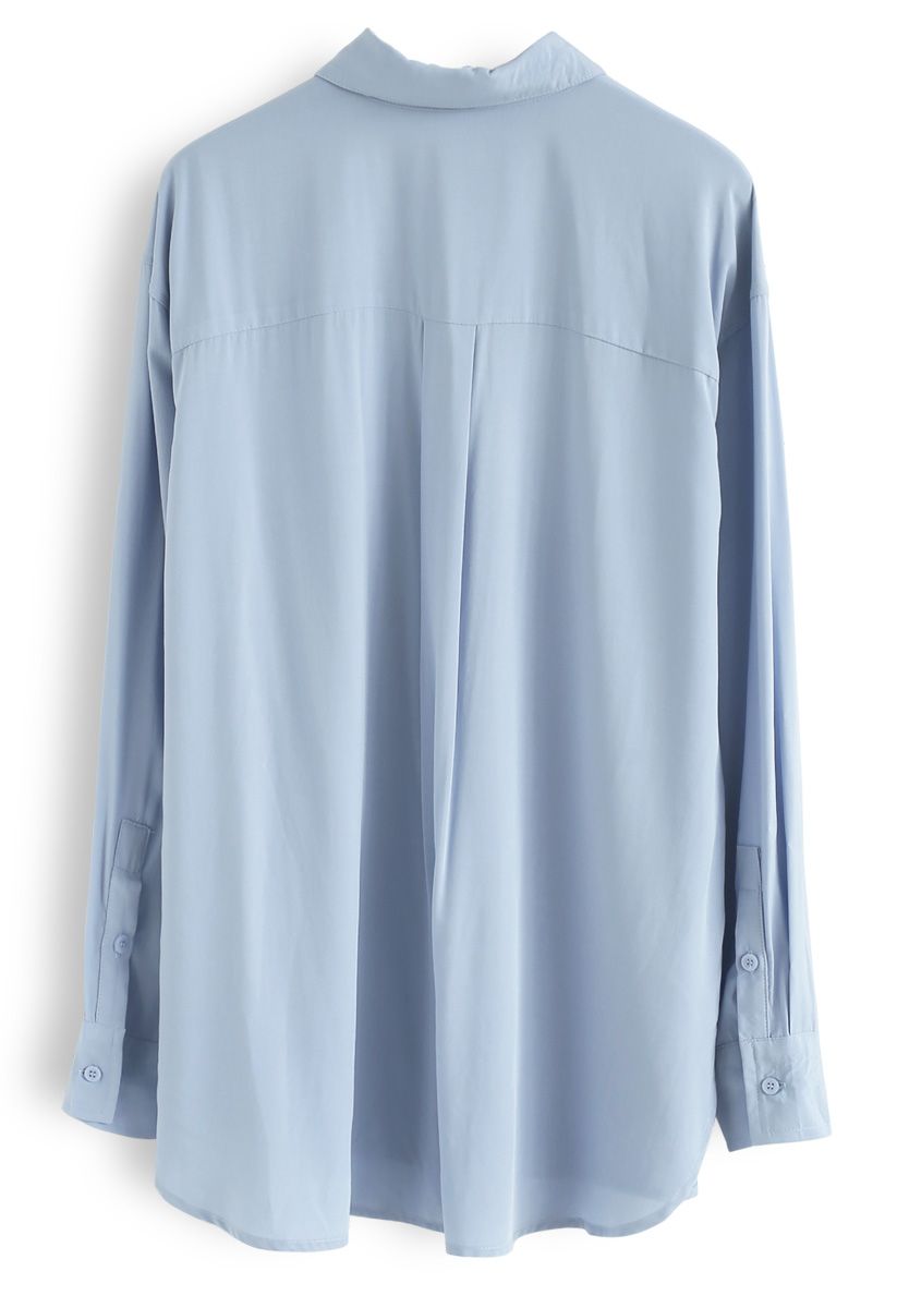 Ultra Softness Basic Shirt in Blue