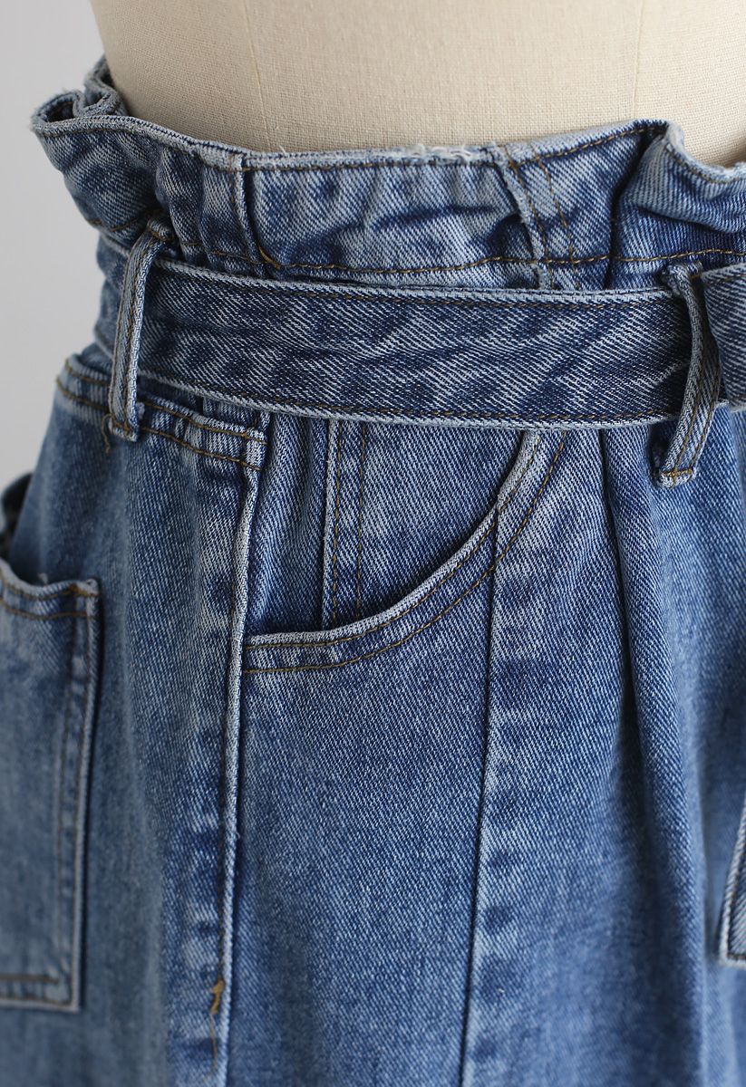 All You Ever Wanted Pencil Denim Skirt 