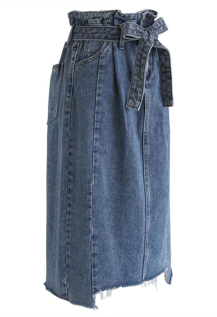 All You Ever Wanted Pencil Denim Skirt 