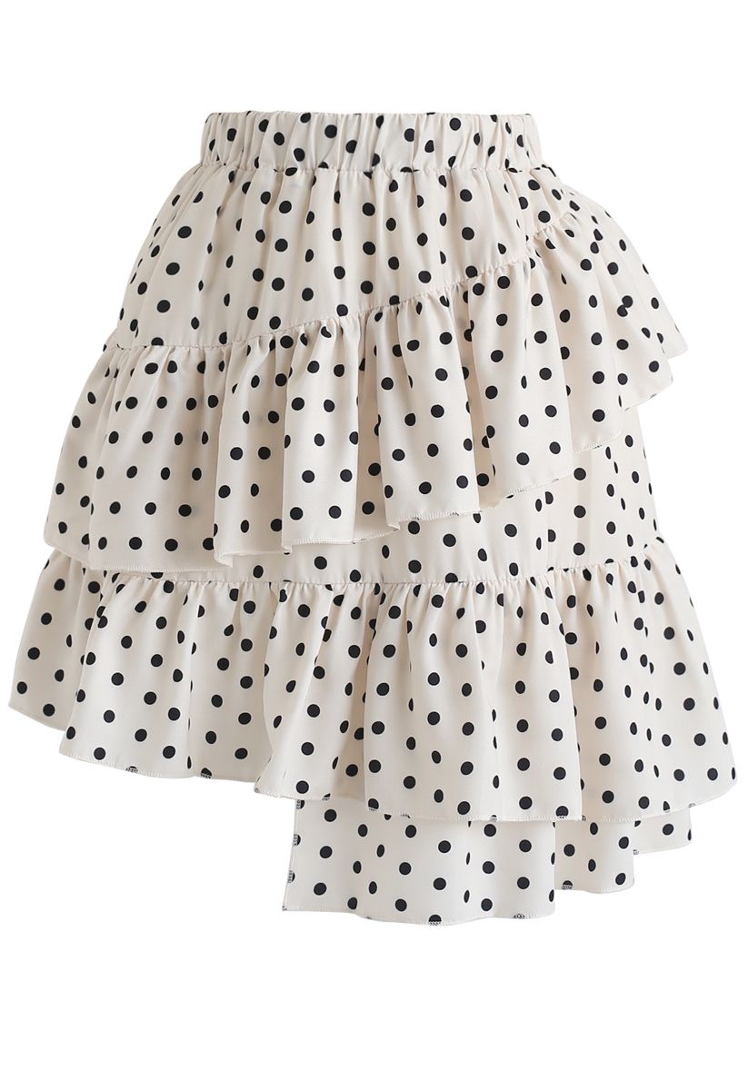 Gimme the Ruffle Top and Skort Set in Polka Dot - Retro, Indie and ...