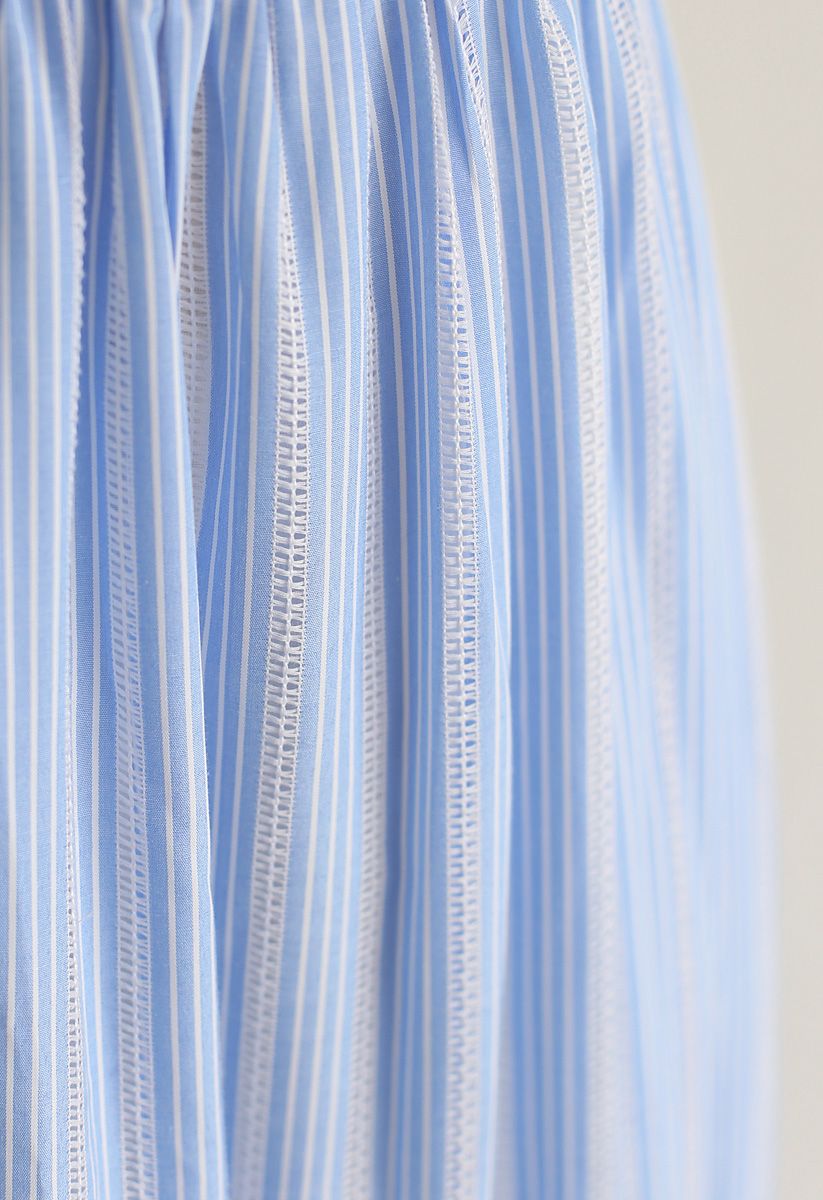 Summery Sense Blue Stripe Cami Dress - Retro, Indie and Unique Fashion