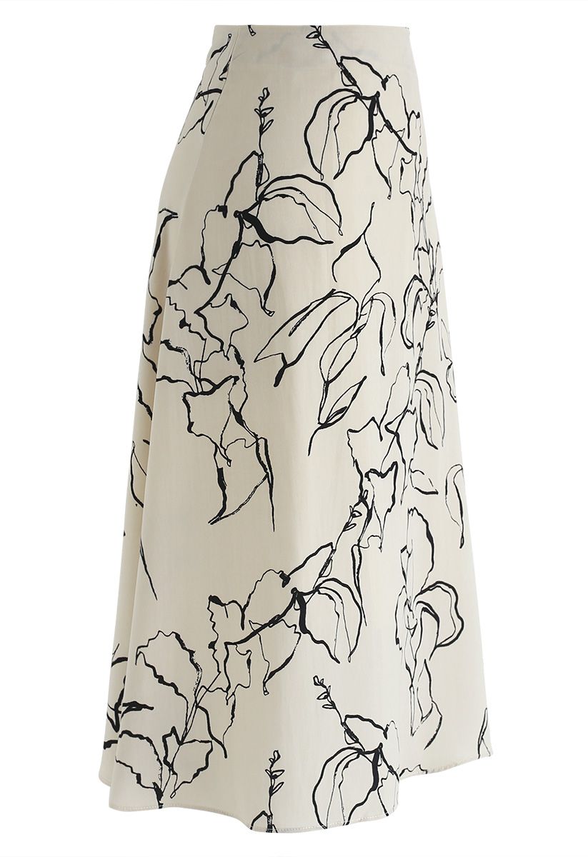 For the Best Floral A-Line Skirt - Retro, Indie and Unique Fashion