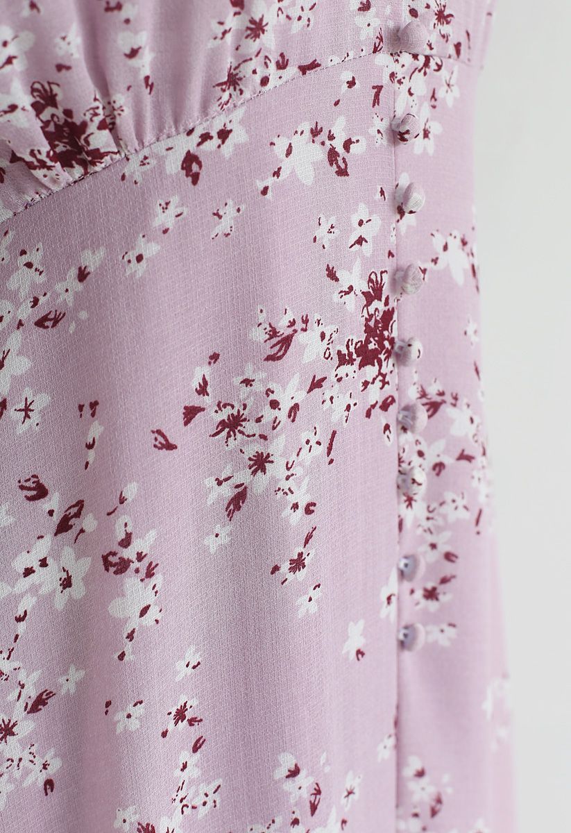 Amazing Grace Floret Chiffon Dress in Pink - Retro, Indie and Unique ...